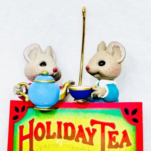 Vintage Hallmark Tea Party Mice (1997) Ornament - Picture 2 of 6